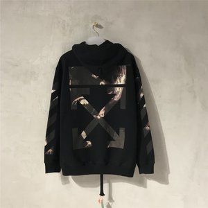 Off-White arrow fashion trendy black sweatshirt